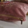 Close-up of the high-quality zip on the Rouge Amour Grand Toiletry Bag, highlighting craftsmanship
